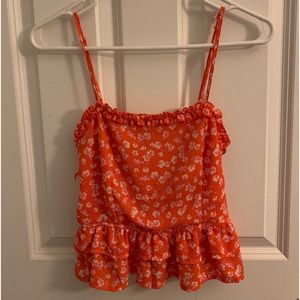 floral tank top